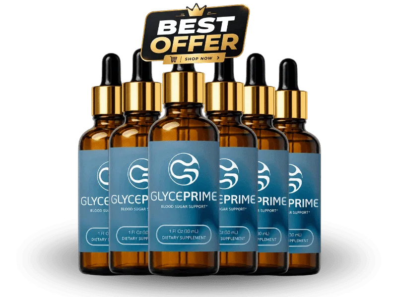 Buy GlycePrime 6 bottle bundle — 180 day supply, lowest price per bottle