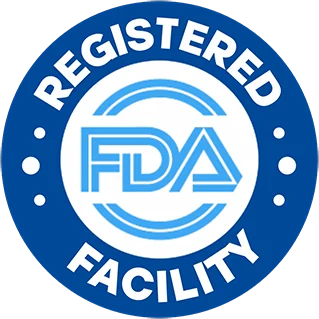 Manufacturer's FDA-registered facility mark for GlycePrime